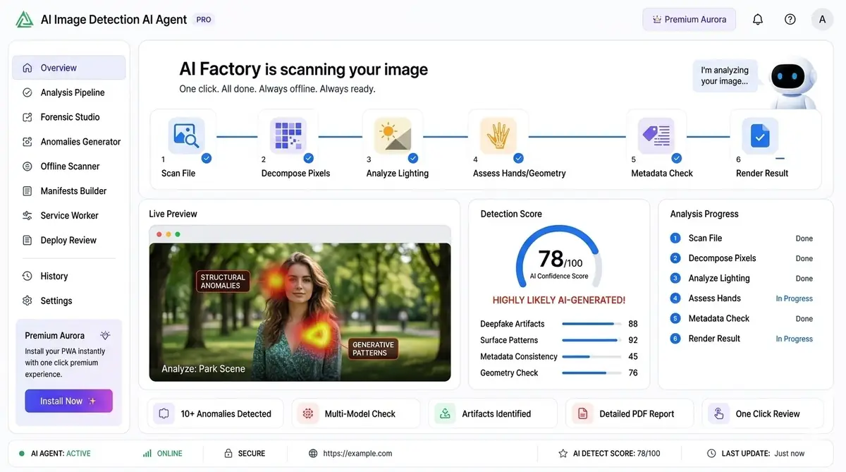 AI heart testing dashboard — example of the AI tool software